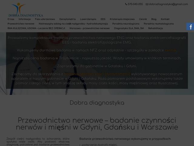 Zobacz DOBRA DIAGNOSTYKA Sp. z o. o.