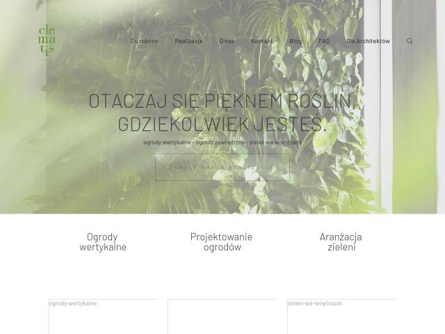 Zobacz CLEMATIS Architektura Krajobrazu